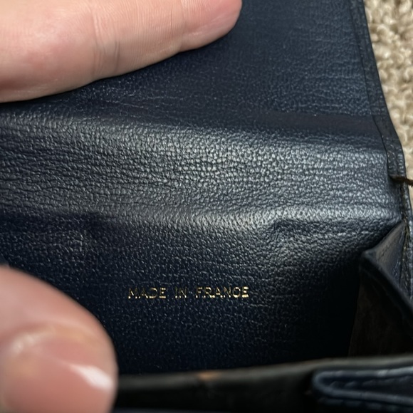 Vintage Chanel EUC wallet in a gorgeous blue. This is stunning in person. - Picture 2 of 7